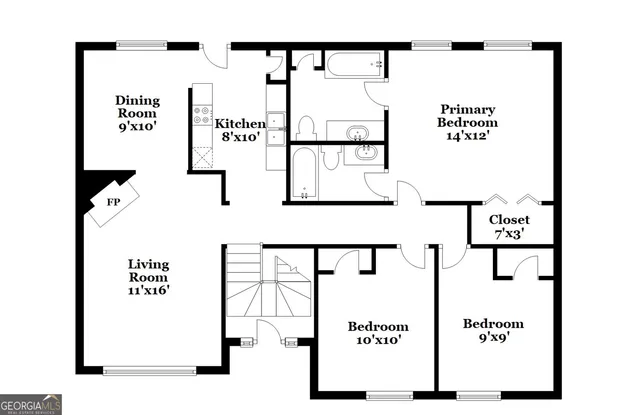 $1,915 | 9156 Jefferson Village Drive Southwest, Covington, GA 30014