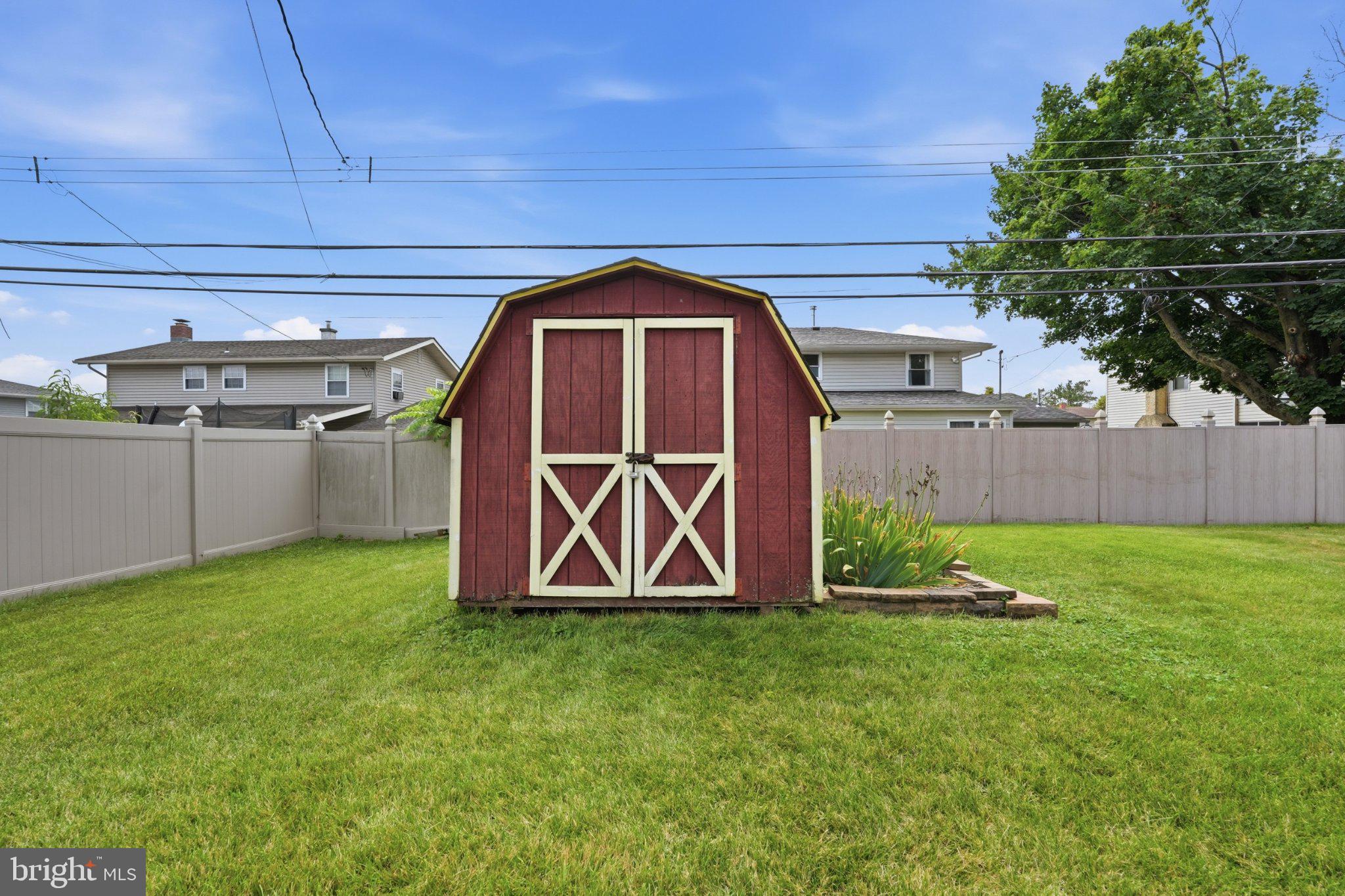 94 Terrace Road Levittown, PA 19056 - Photo 58 of 70 Charming shed in a spacious yard.