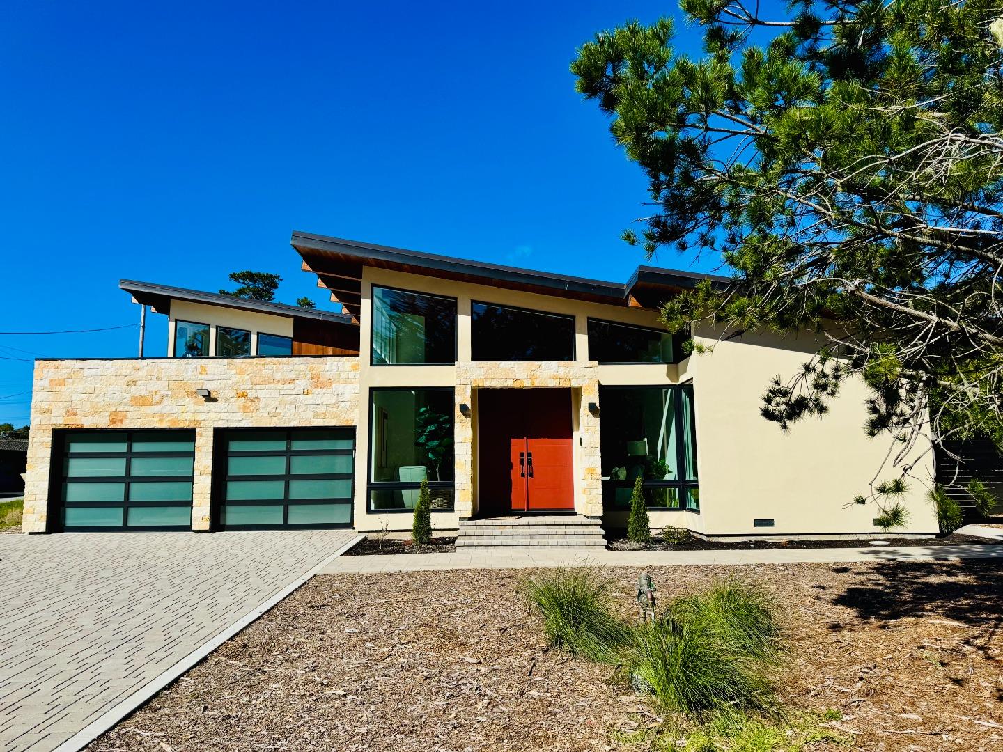 front view of a house with a window