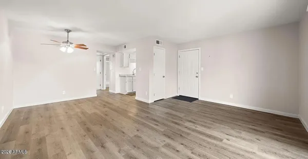 wooden floor in an empty room
