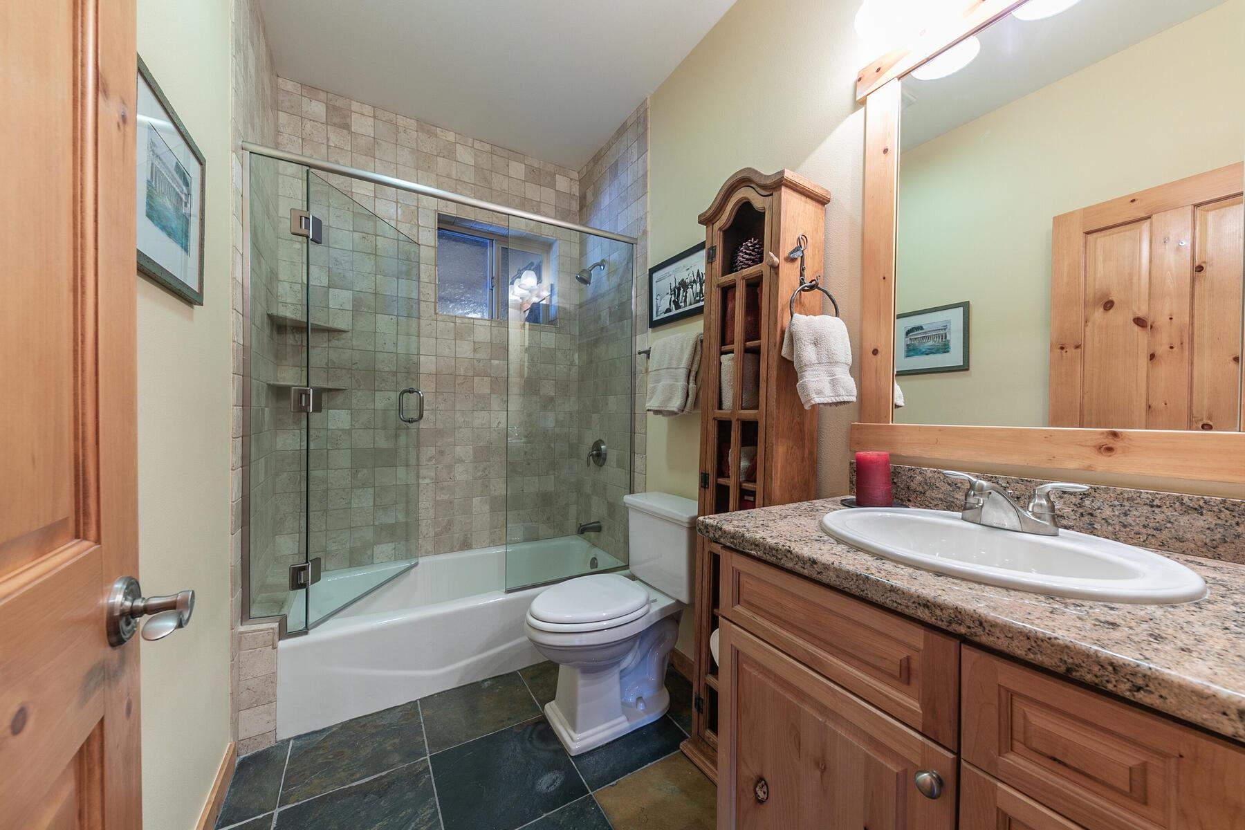 11592 Dolomite Way, Unit 4 Truckee, CA 96161 - Photo 15 of 21 a bathroom with a sink toilet and shower