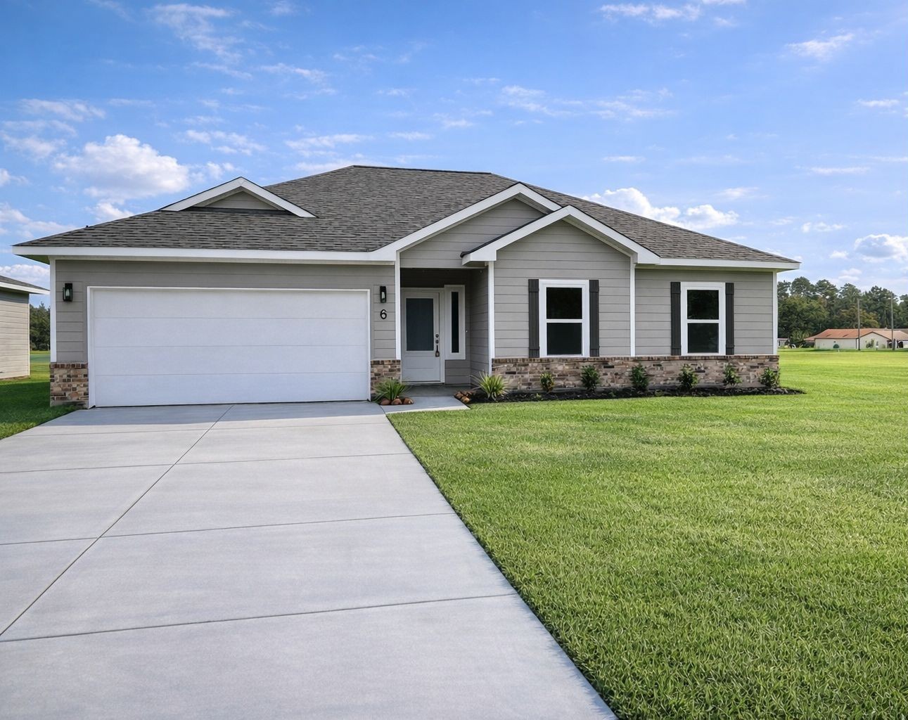 6 Greenway Drive Trinity, TX 75862 - Photo 1 of 27 a front view of house with yard and green space
