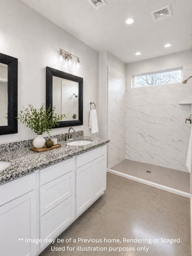 6 Greenway Drive Trinity, TX 75862 - Photo 14 of 27 a bathroom with a sink and a mirror