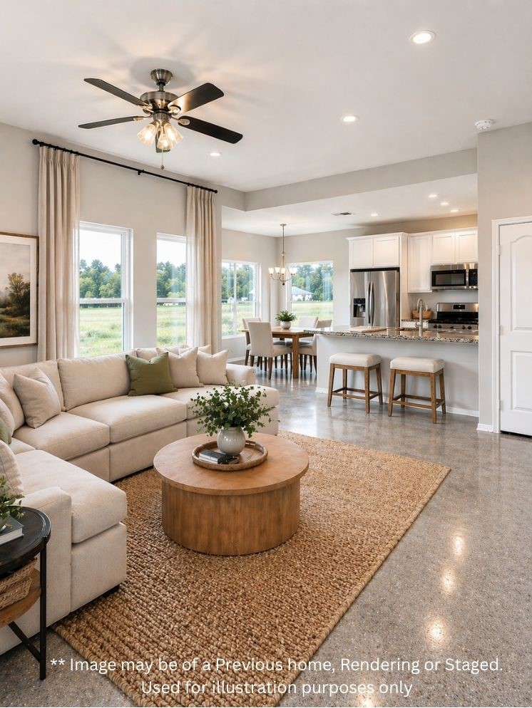 6 Greenway Drive Trinity, TX 75862 - Photo 6 of 27 a living room with furniture kitchen view and a large window