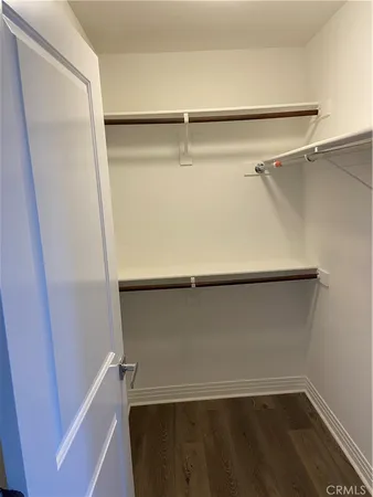 a close view of closet