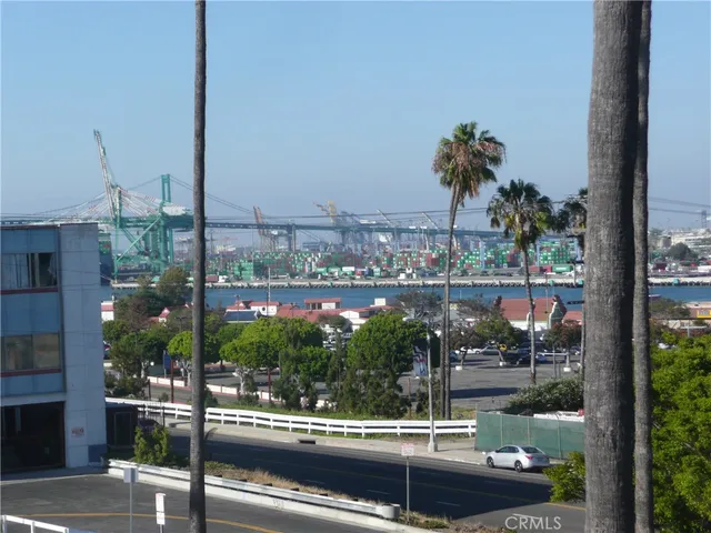a view of a city from a window