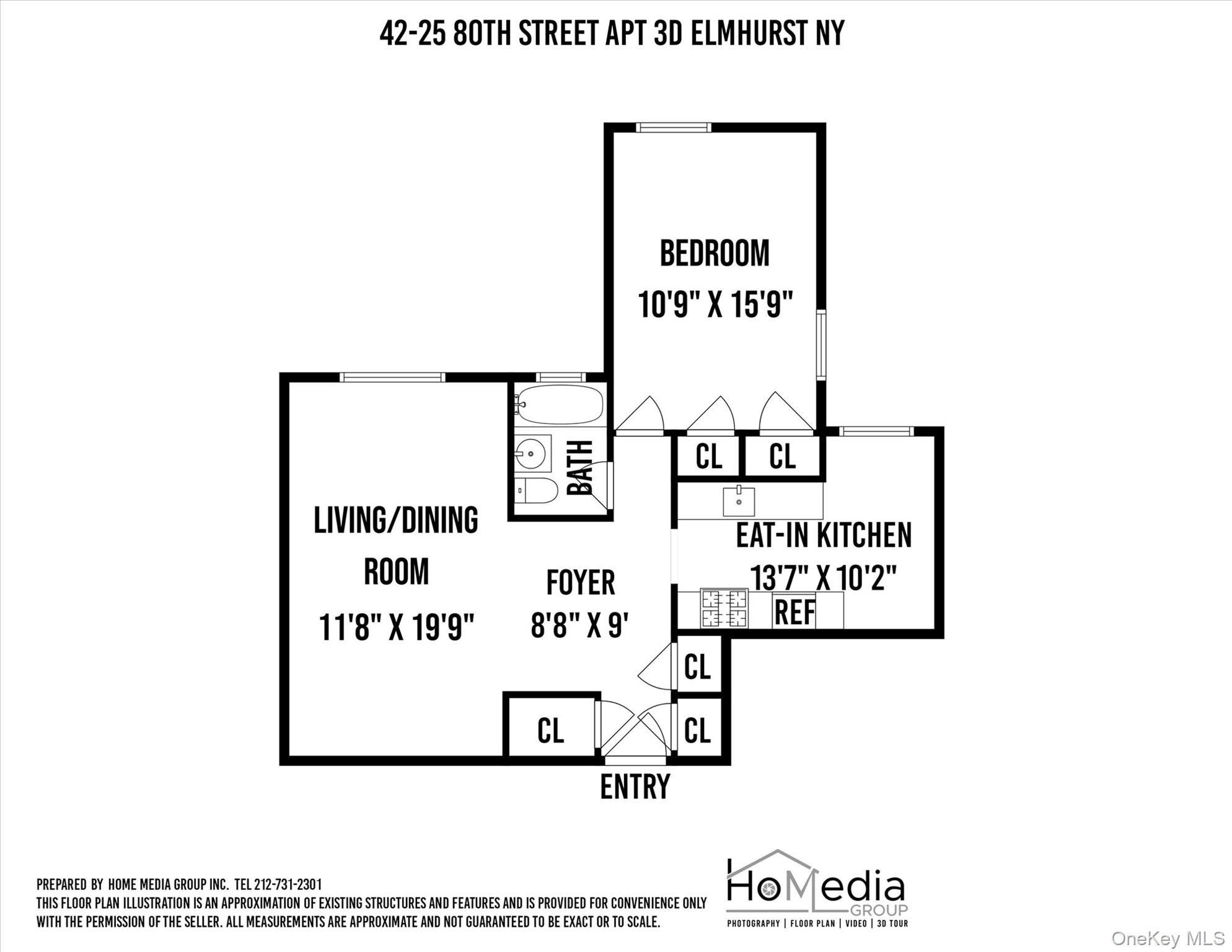 42-25 80th Street, Unit 3D Queens, NY 11373 - Photo 17 of 17 View of property floor plan