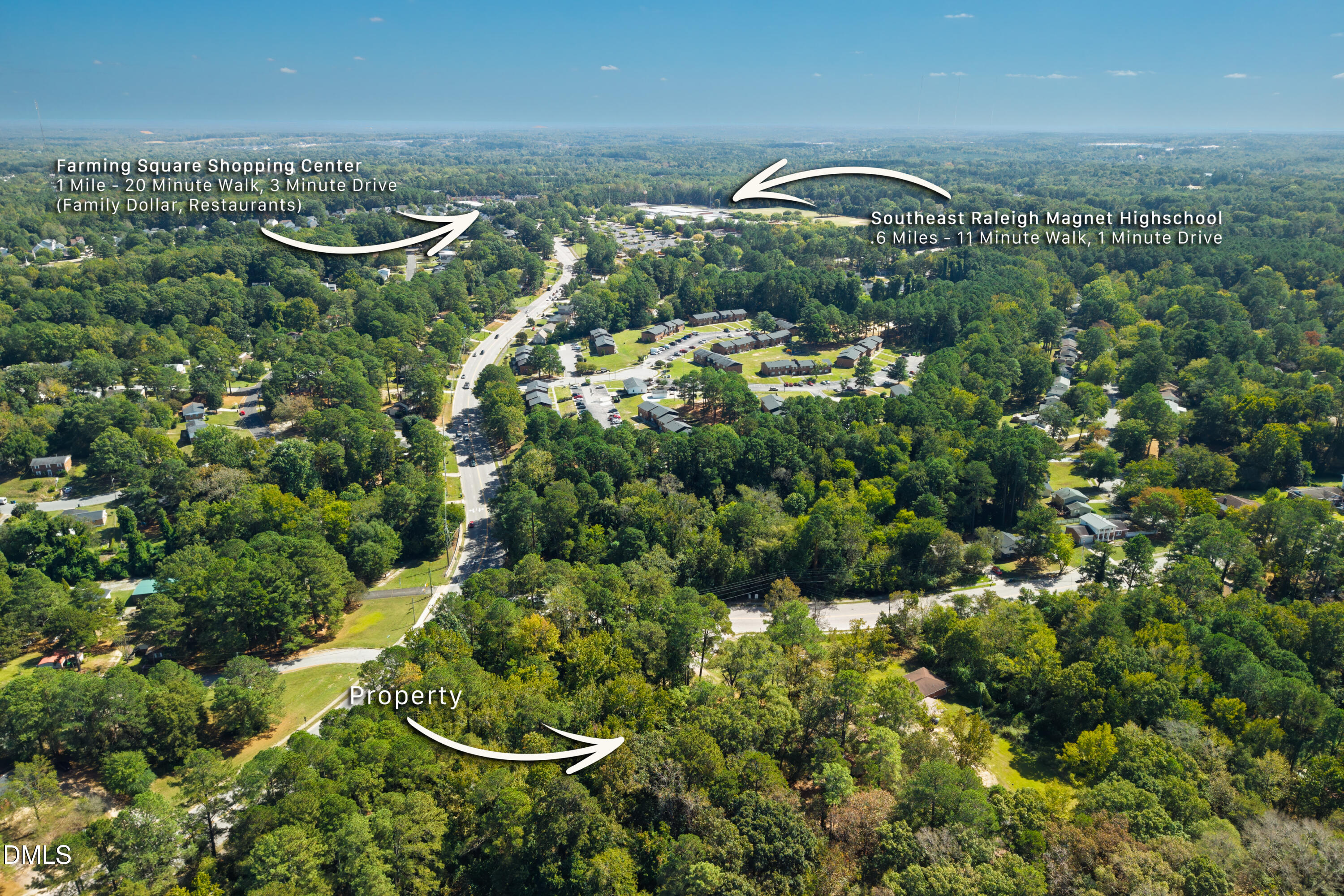 2120 Sanderford Road Raleigh, NC 27610 - Photo 7 of 18 5 -2120 sanderford rd, drone