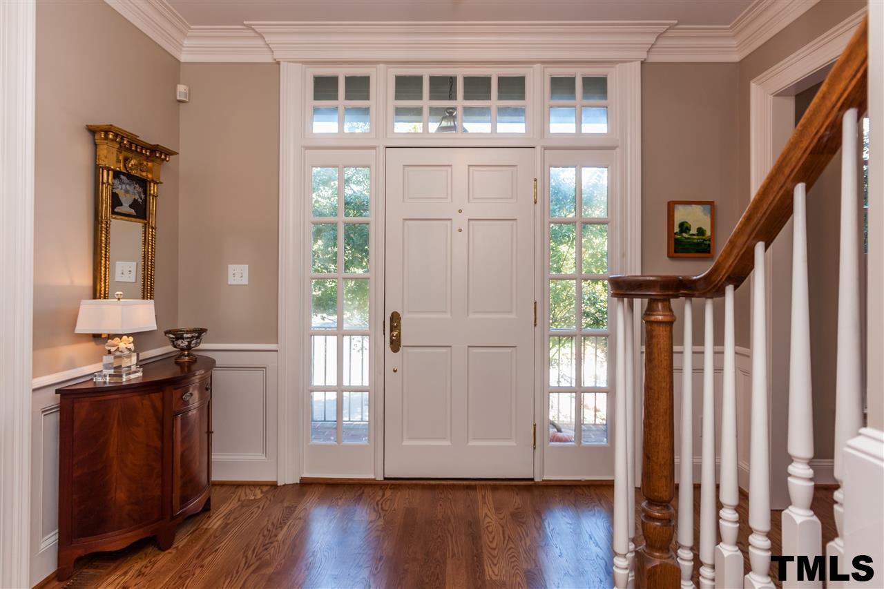 3201 Millstream Place Raleigh, NC 27609 - Photo 2 of 16 a view of a house with wooden floor and stairs