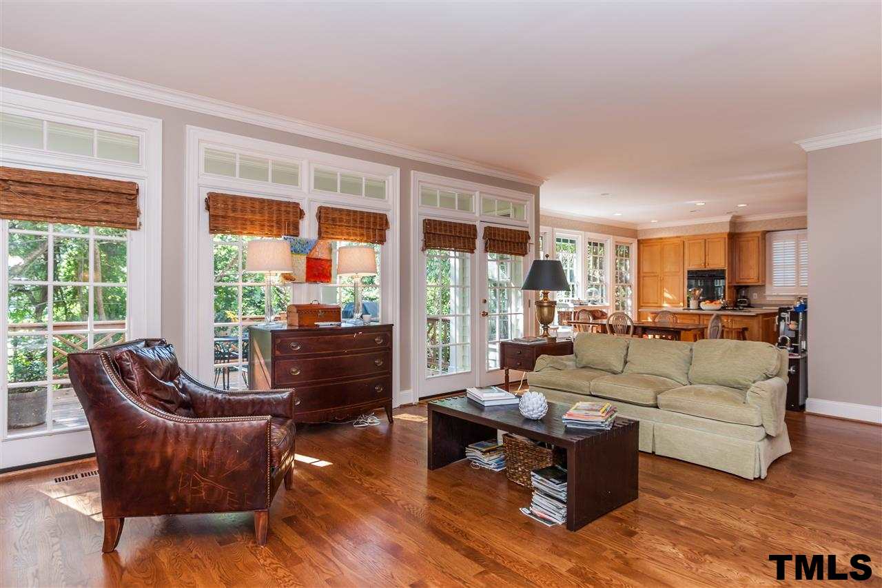 3201 Millstream Place Raleigh, NC 27609 - Photo 8 of 16 a living room with furniture and a large window