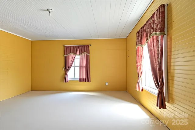 a view of a room with window