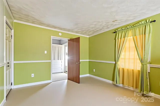 a view of a room with window