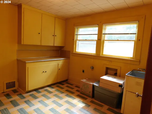 wooden view of an empty room