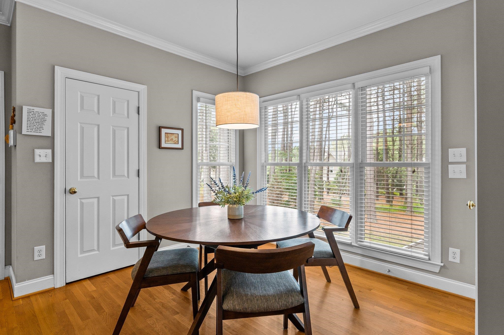 1209 Colonial Club Road Wake Forest, NC 27587 - Photo 10 of 28 Breakfast Area with 3 large windows letting in the natural sunlight. Breakfast Area