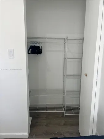 a view of walk in closet