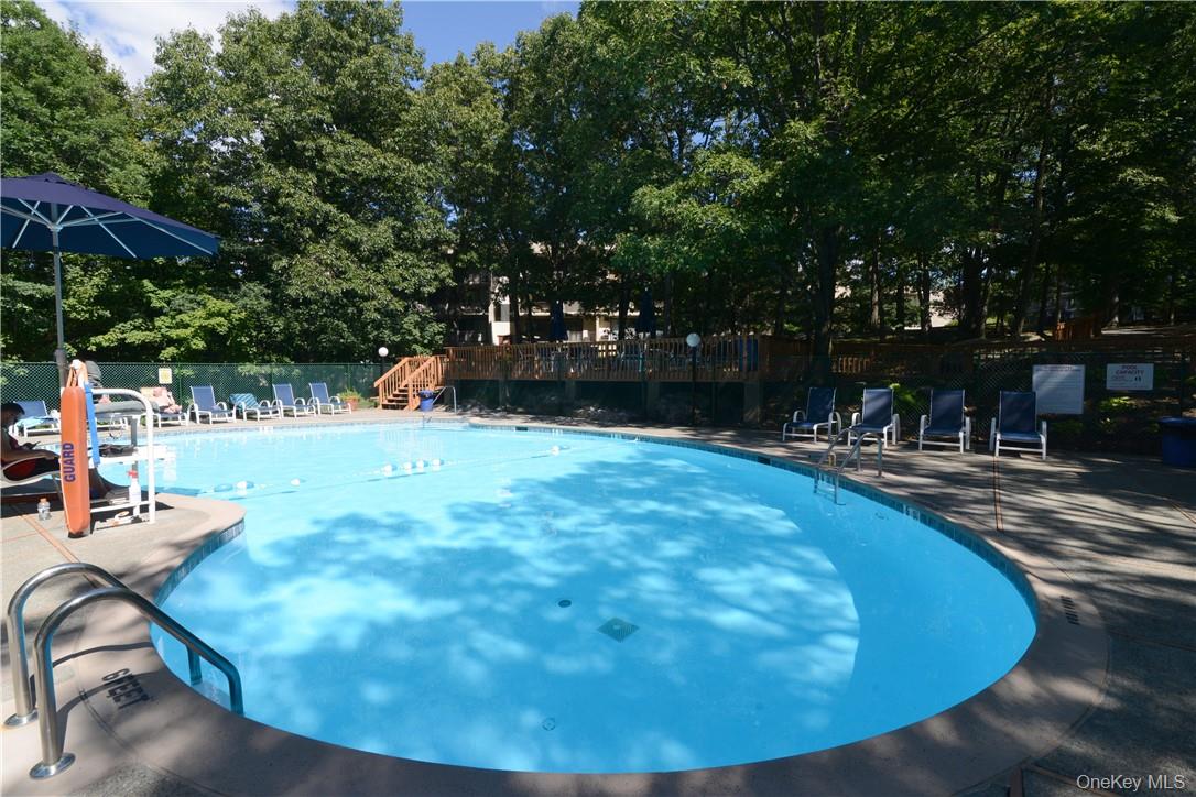 150 Overlook Avenue, Unit 1S Peekskill, NY 10566 - Photo 21 of 23 a view of a swimming pool with a patio and plants