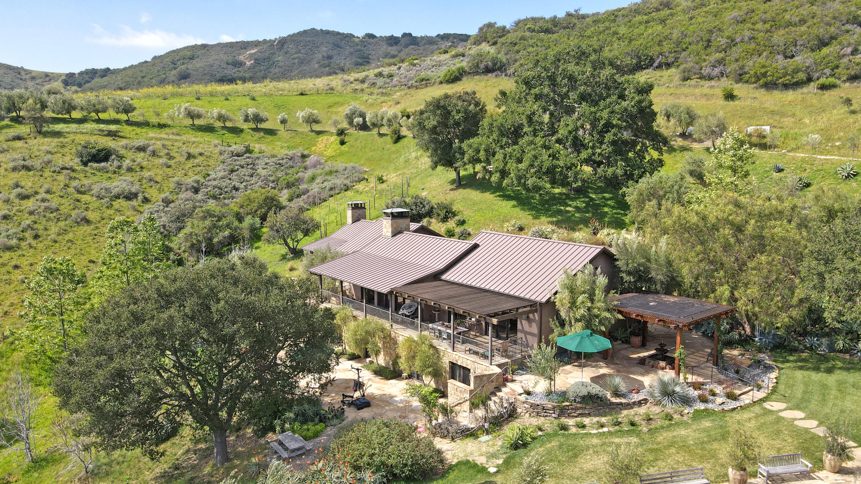 132 Hollister Ranch Road Goleta, CA 93117 - Photo 2 of 35 aerial of main house