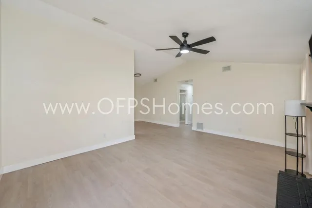 a view of an empty room