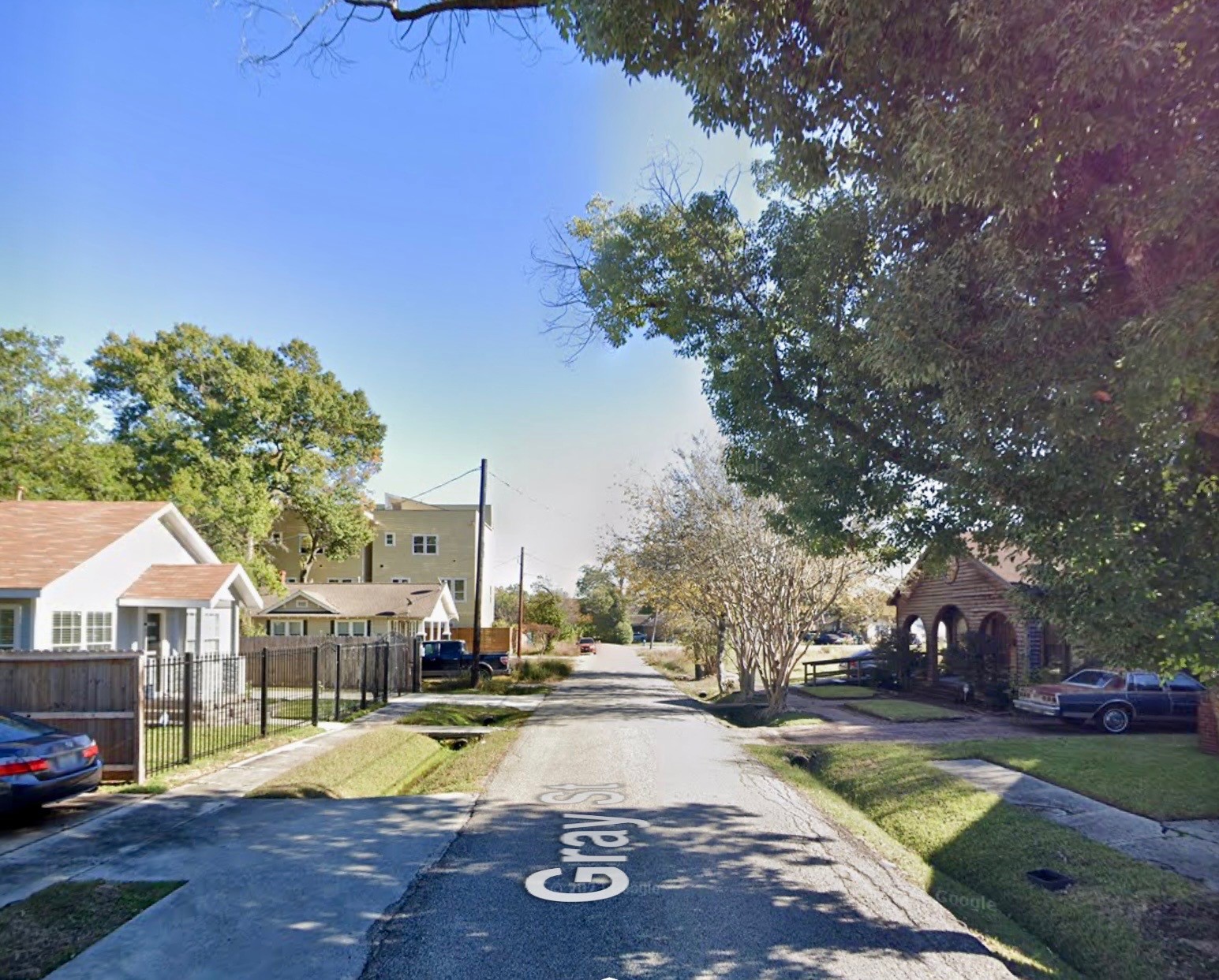 3110 Gray Street Houston, TX 77004 - Photo 7 of 14 a view of a swimming pool with an outdoor space and seating area