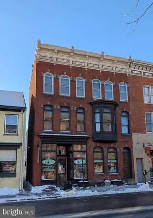 a view of a building with a trees