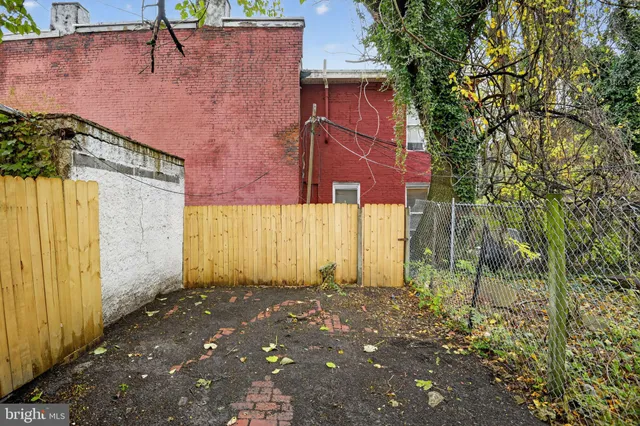 a view of a house with a door