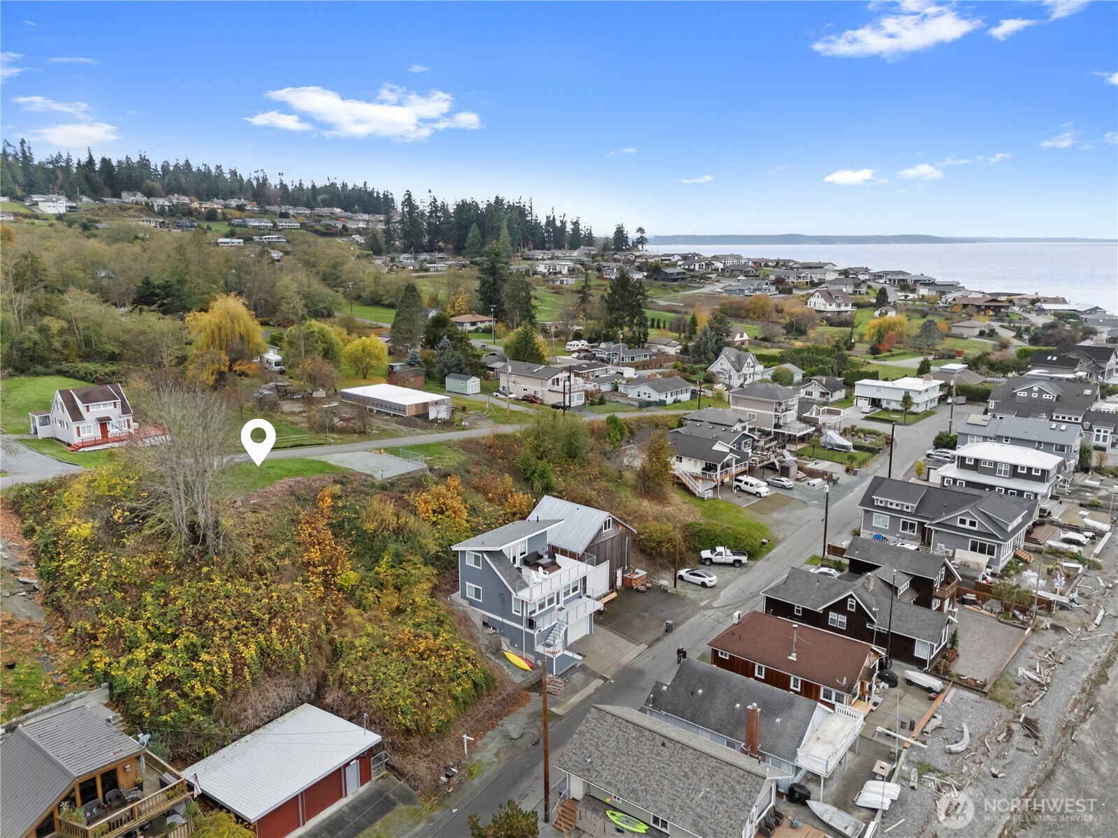 0 Maple Grove Road Camano Island, WA 98282 - Photo 9 of 14 an aerial view of residential houses with outdoor space