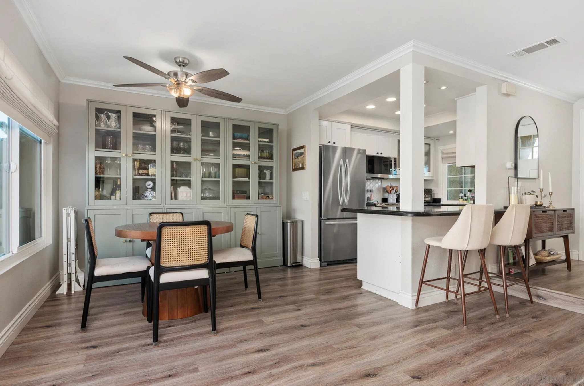 1971 Azure Way Encinitas, CA 92024 - Photo 10 of 30 a dining room with furniture and wooden floor