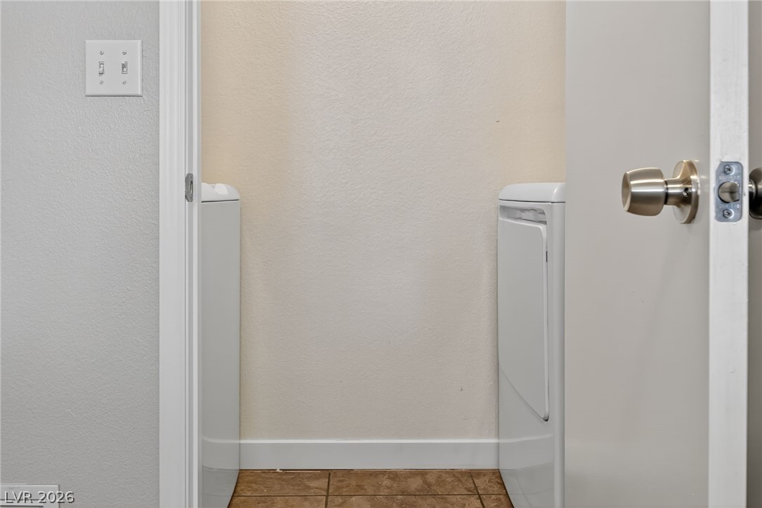 7255 West Sunset Road, Unit 2144 Las Vegas, NV 89113 - Photo 15 of 23 Detailed view of a textured wall and washing machine and clothes dryer