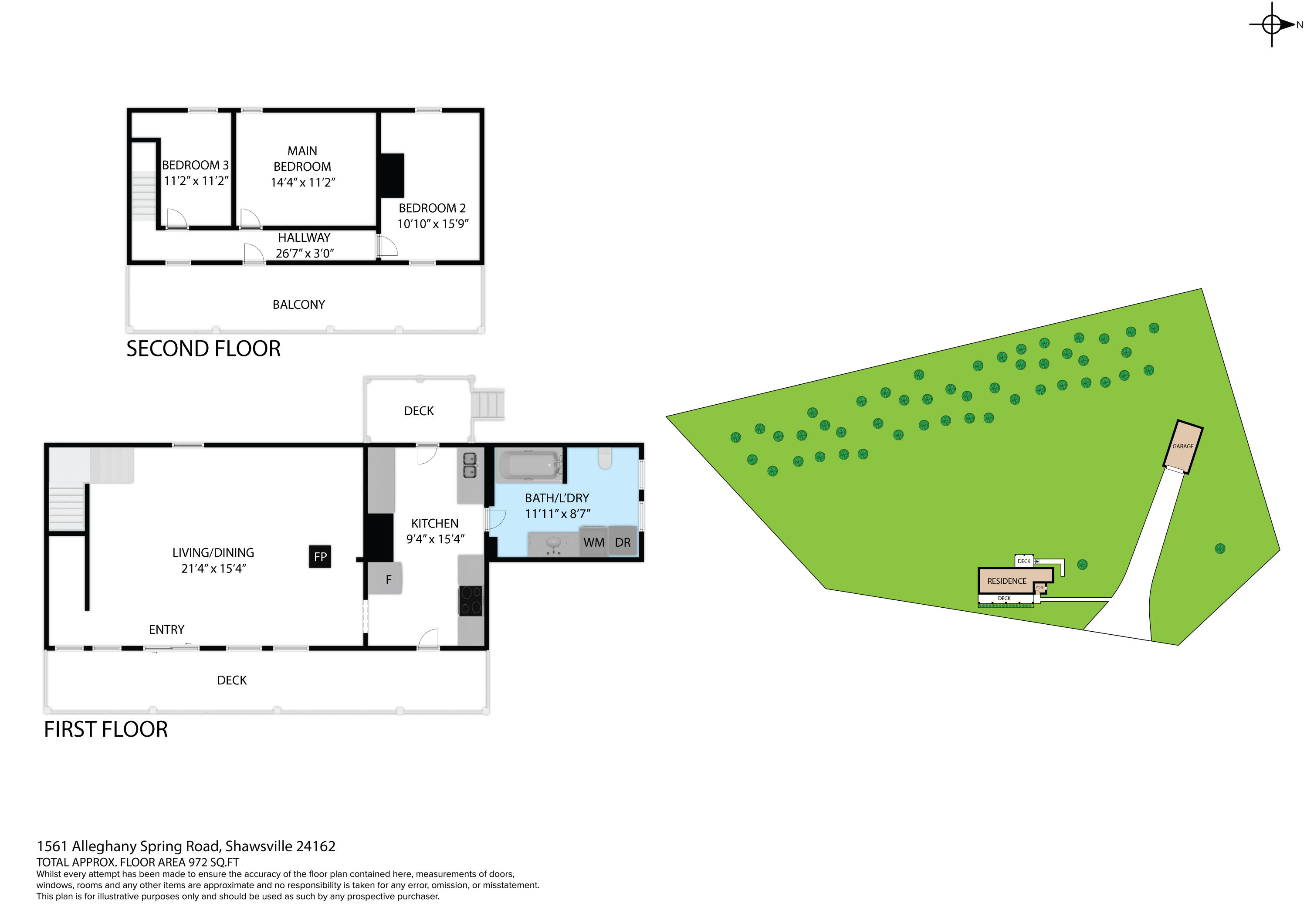 1561 Alleghany Spring Road Shawsville, VA 24162 - Photo 87 of 87 Schematic Floor Plan