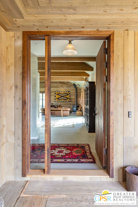 1653 Roadrunner Rut Pioneertown, CA 92268 - Photo 9 of 60 a view of entryway front of a house