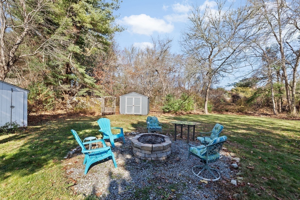973 Point Road Marion, MA 02738 - Photo 23 of 33 a view of a chairs and table in the garden