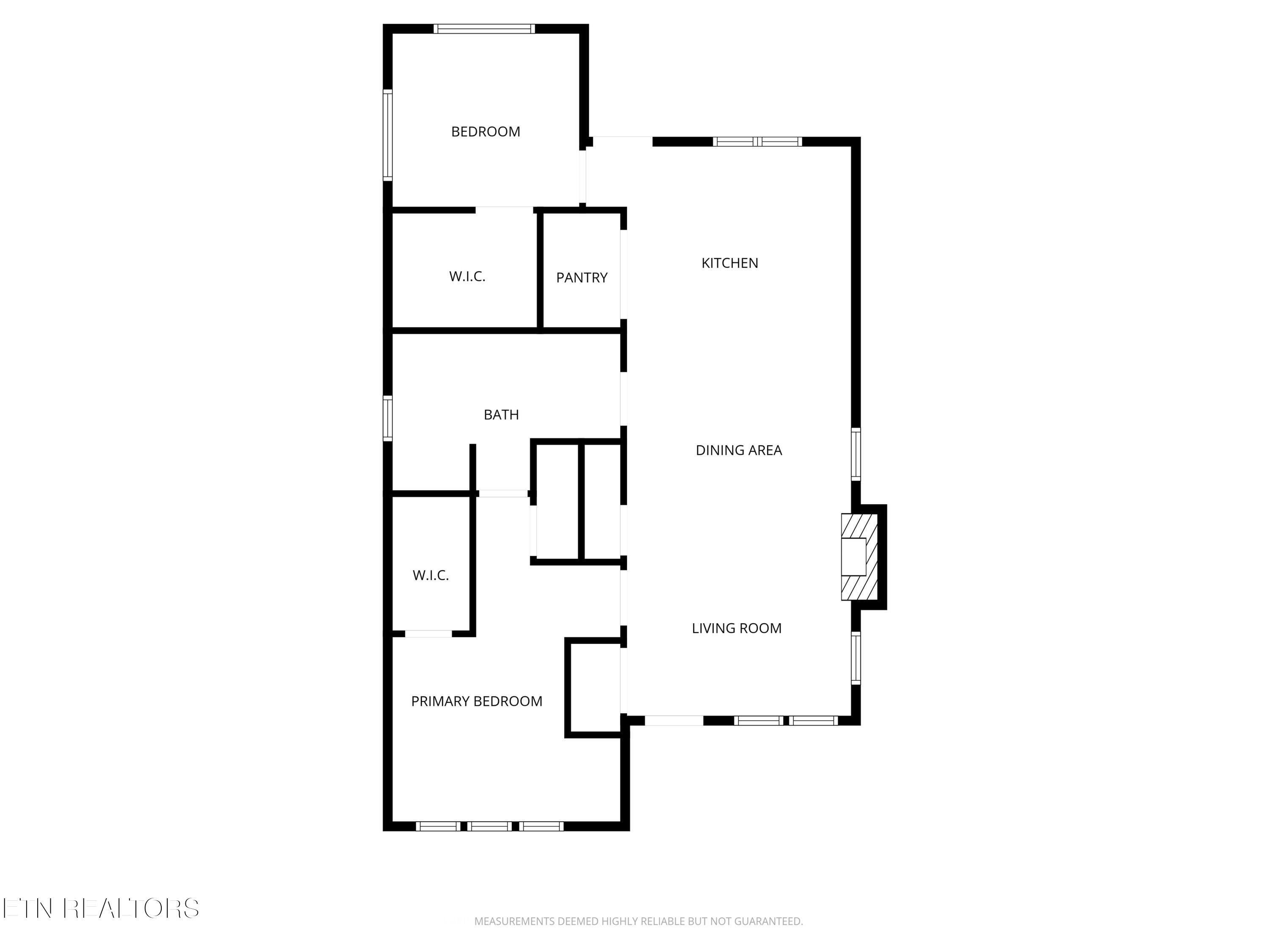 103 Main Street Englewood, TN 37329 - Photo 28 of 28 103 Main St Floor plan without dim