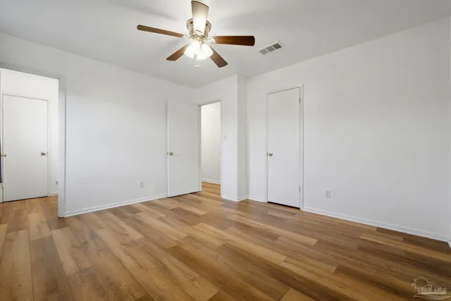 wooden floor in an empty room