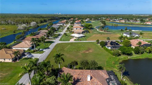 an aerial view of ocean residential house with outdoor space