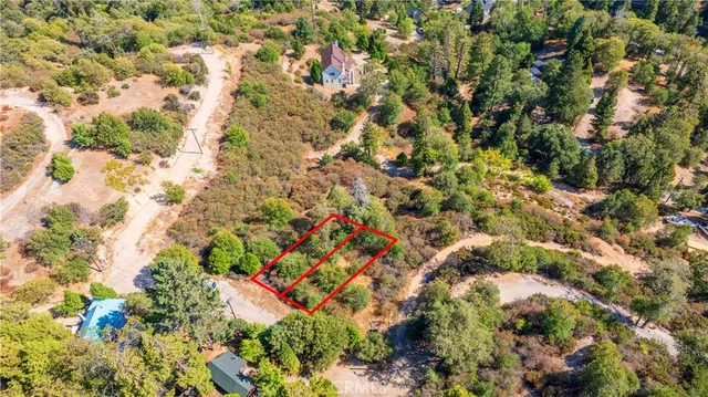 a view of a city with mountain