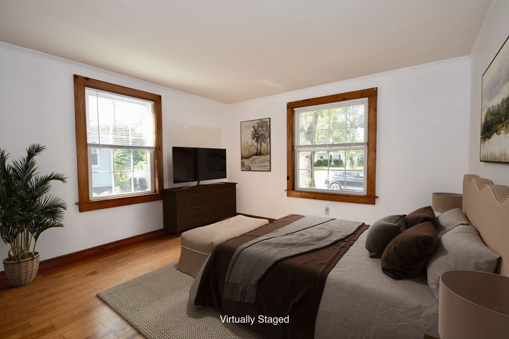 58 Main Avenue Wareham, MA 02558 - Photo 15 of 39 a bedroom with a bed and a large window