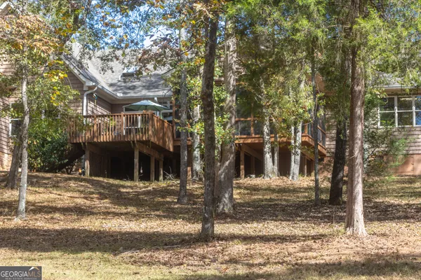 a view of outdoor space with trees