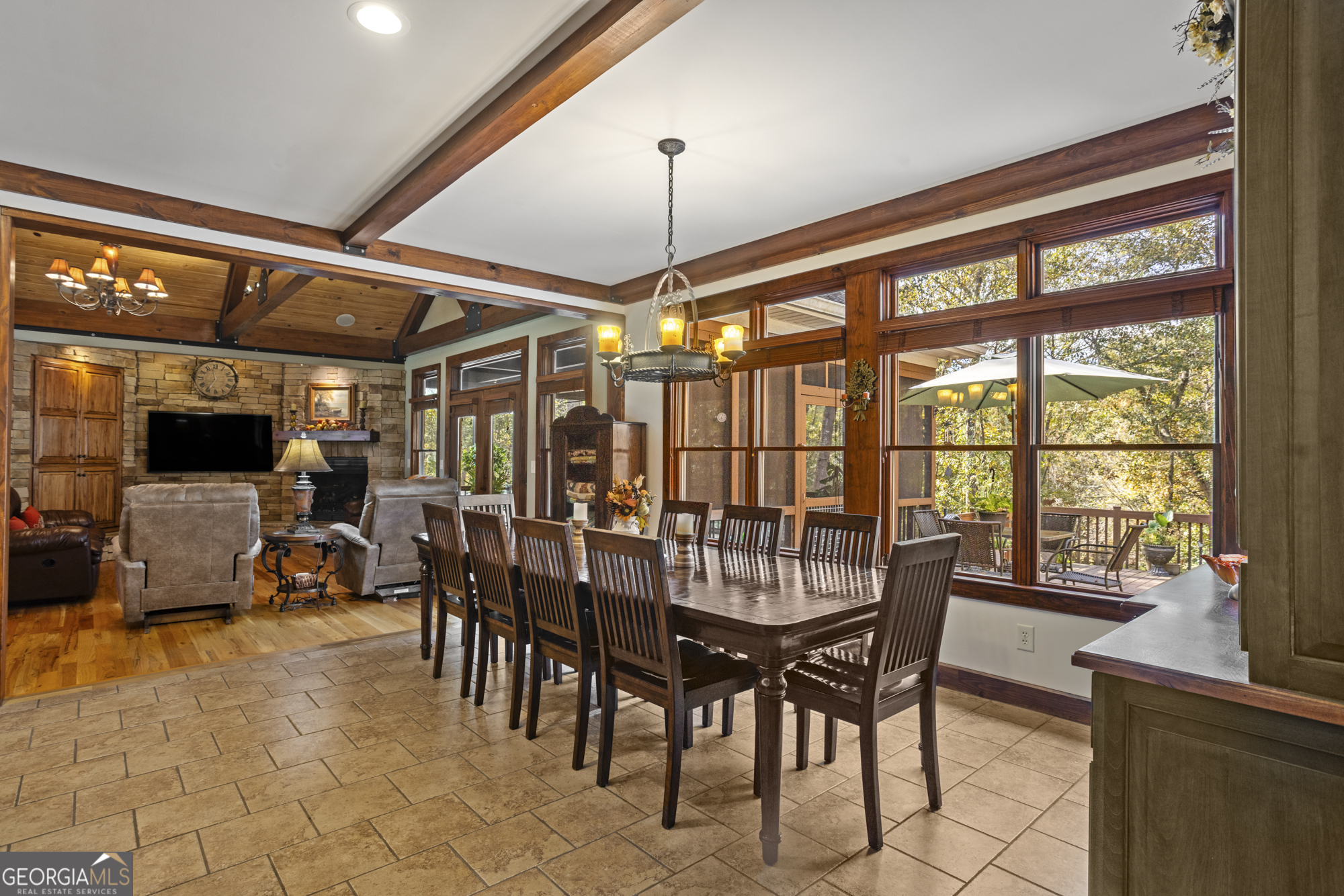 2690 East Lawson Merritt Road Fort Valley, GA 31030 - Photo 8 of 23 a dining room with furniture window and outside view