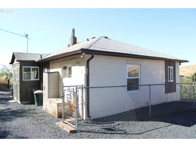 a view of a house with a balcony