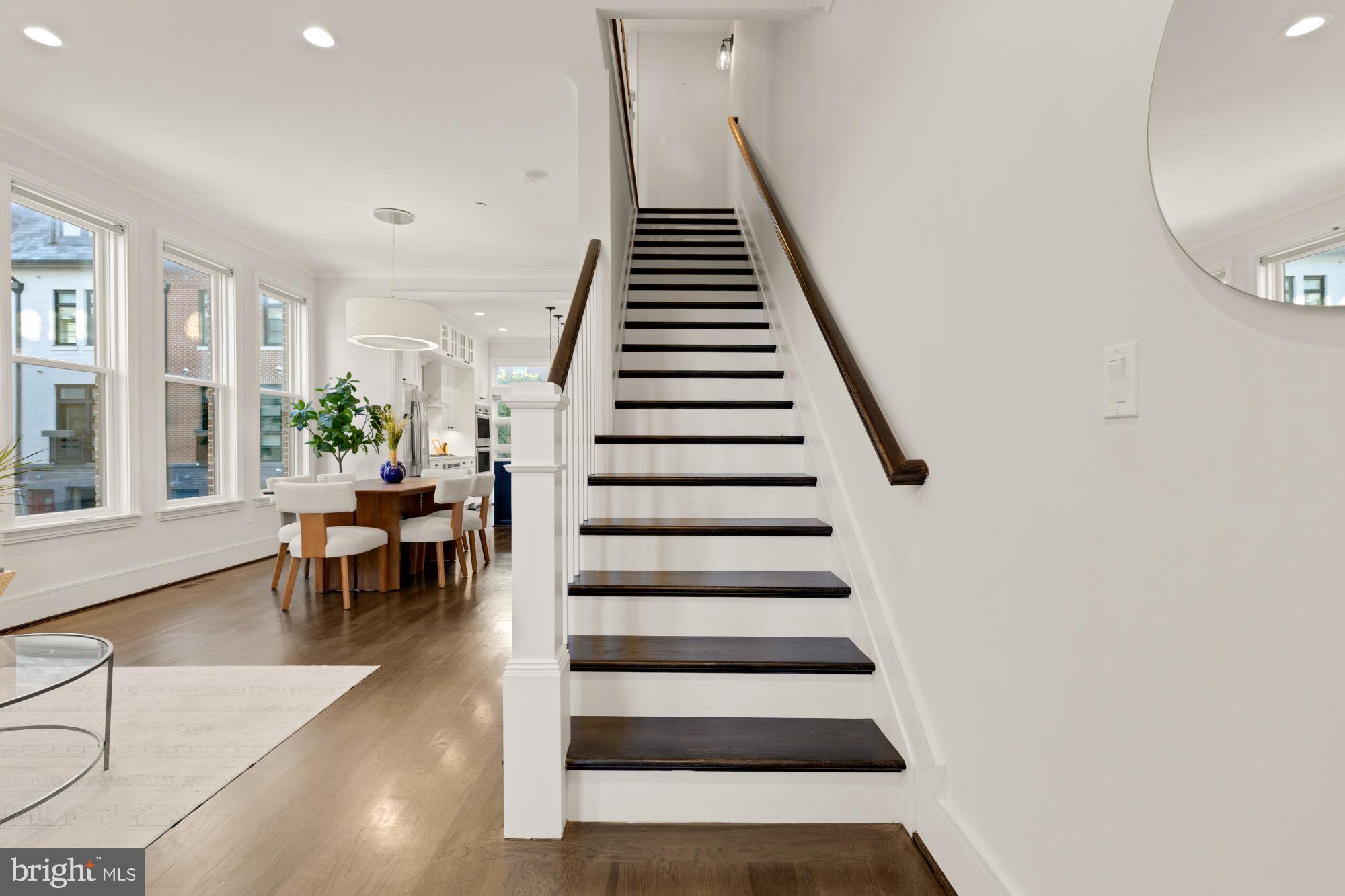 412 13th Street Southeast Washington, DC 20003 - Photo 19 of 62 a view of entryway and hall with wooden floor
