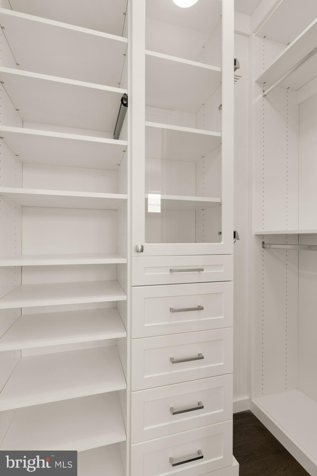 412 13th Street Southeast Washington, DC 20003 - Photo 25 of 62 a view of walk in closet with empty racks