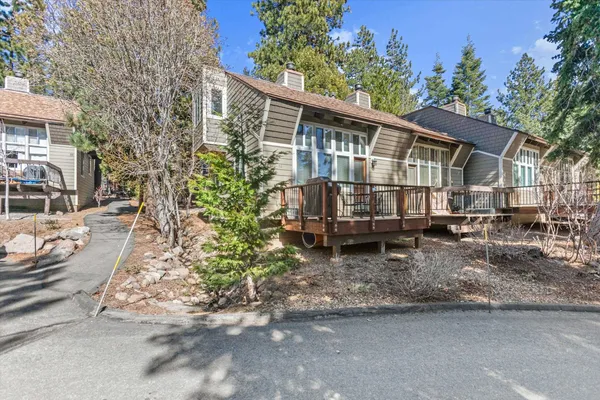 a house view with a outdoor space