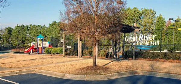 a view of outdoor space with seating