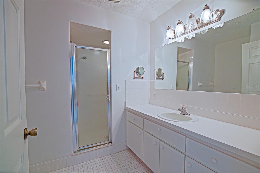 10046 Southeast 175 Street Summerfield, FL 34491 - Photo 20 of 27 a bathroom with a double vanity sink mirror and vanity