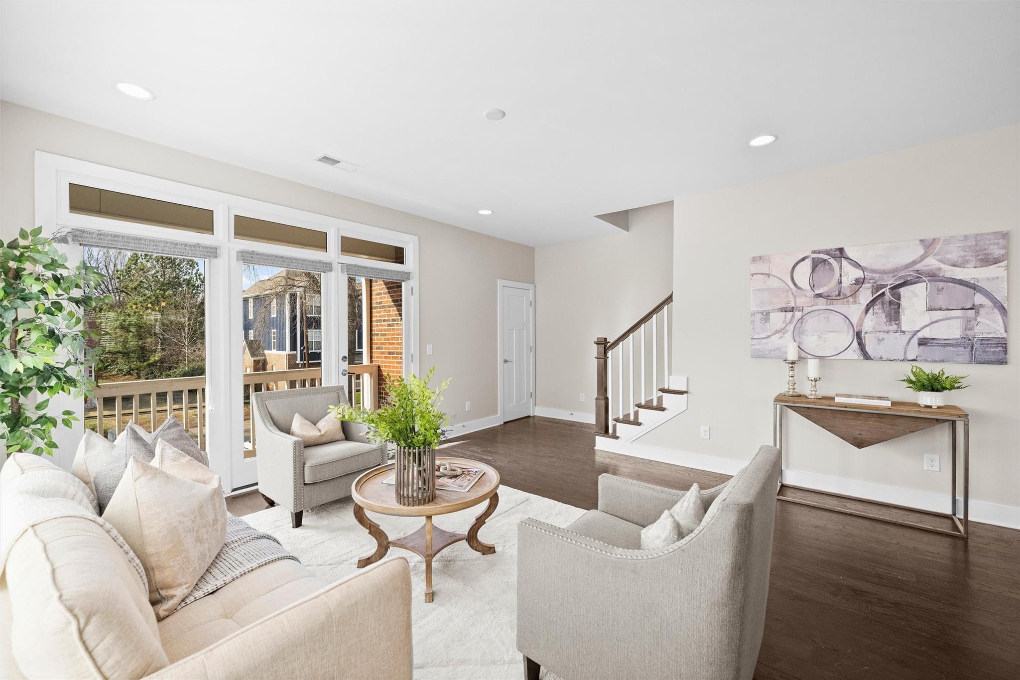 131 Grandin Road Charlotte, NC 28208 - Photo 14 of 45 a living room with furniture and potted plant