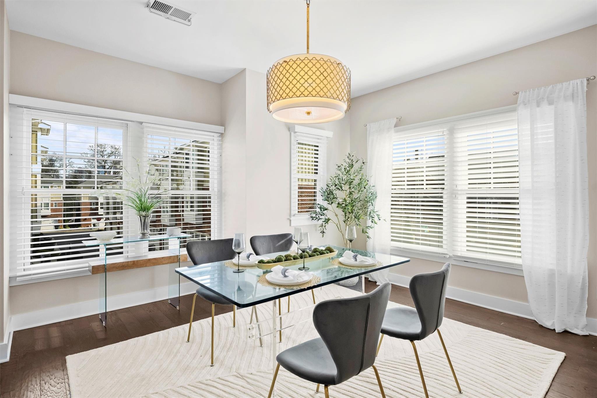 131 Grandin Road Charlotte, NC 28208 - Photo 23 of 45 a view of a dining room with furniture and windows