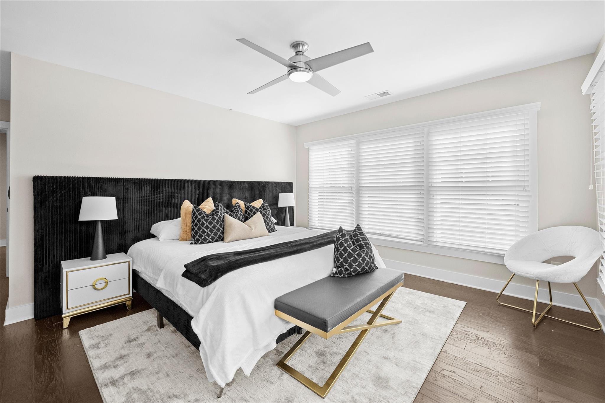 131 Grandin Road Charlotte, NC 28208 - Photo 30 of 45 a bedroom with a bed and a window