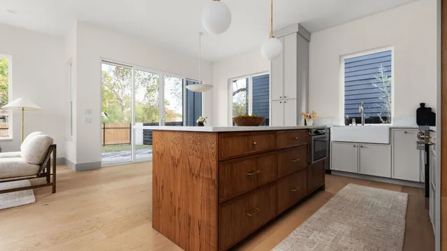 a room with a bed and a chair