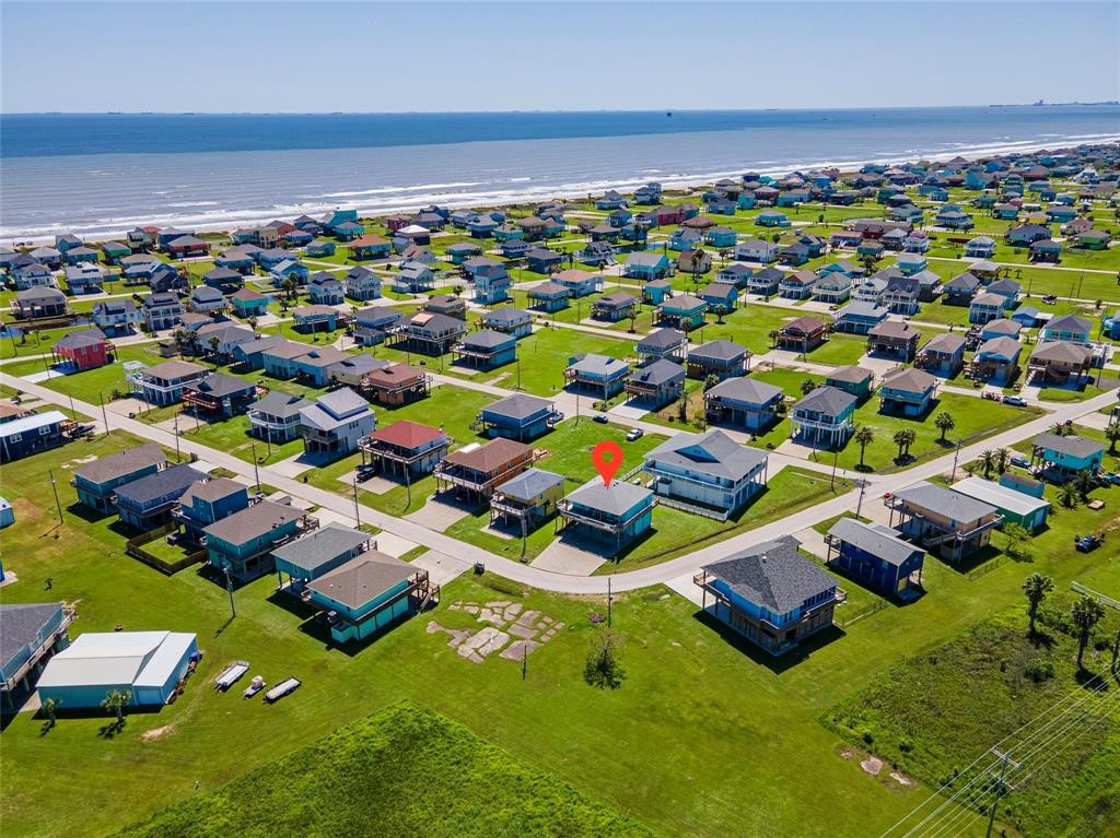 987 Surf Crystal Beach Crystal Beach, TX 77650 - Photo 44 of 45 an aerial view of multiple house
