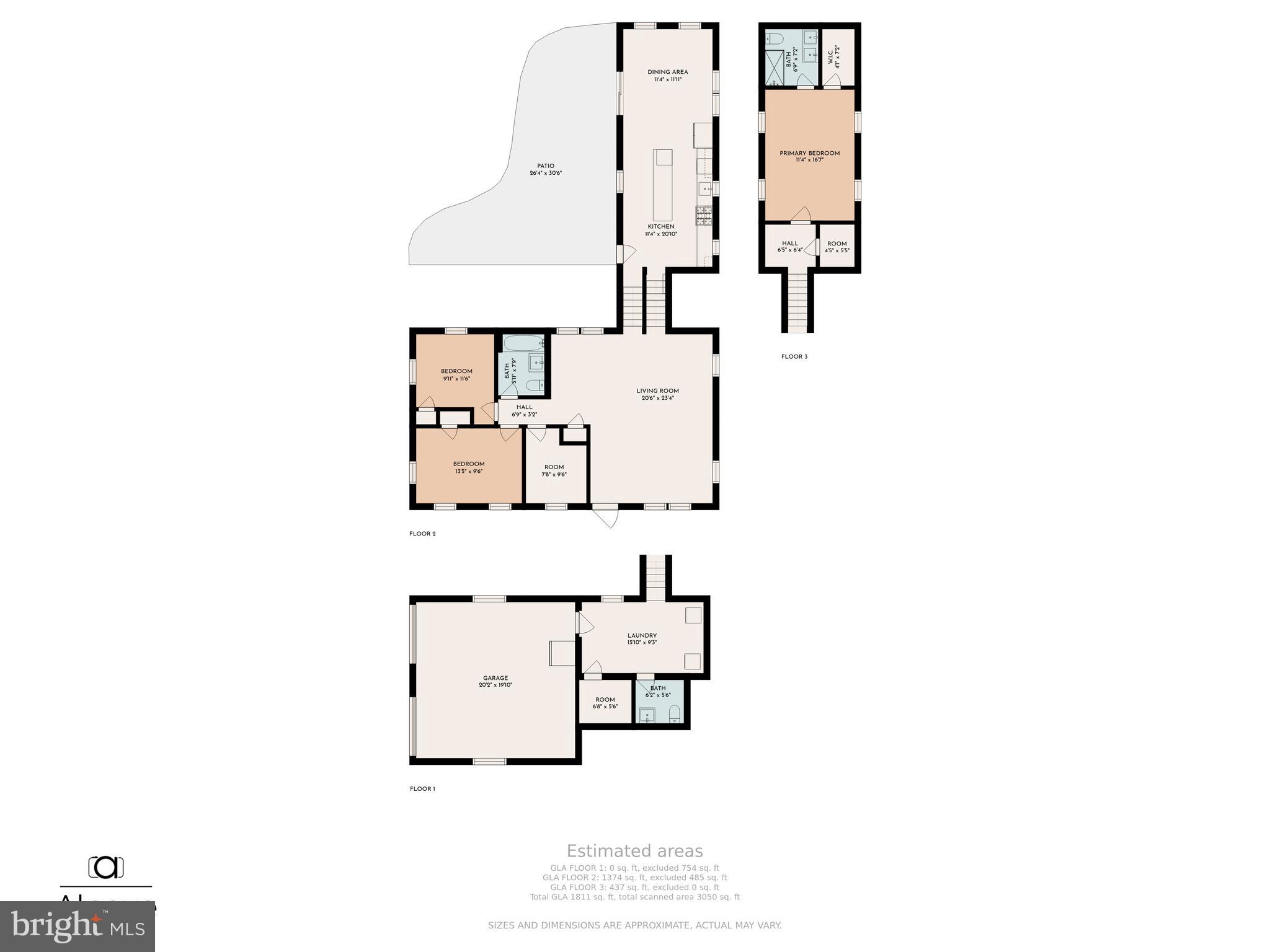 621 Beatty Road Springfield, PA 19064 - Photo 19 of 22 a picture of floor plan